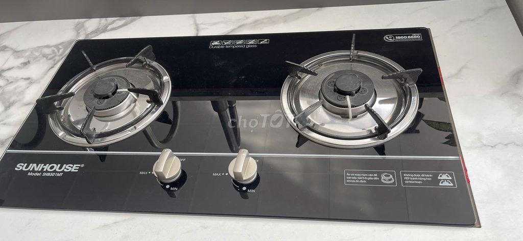 Bếp ga đôi SUNHOUSE SHB501MT. Mua bán Bếp, lò, đồ điện nhà bếp tại Thành phố Biên Hòa Đồng Nai được đăng bởi hồng đang lê hình 1