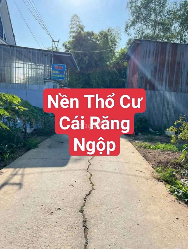 Bán gấp nền thổ cư cái răng giá rẻ