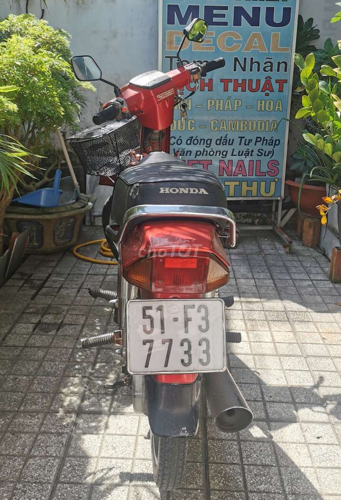 Xe Dream đỏ đăng ký năm 1997. Mua bán Xe máy tại Quận Bình Tân Tp Hồ Chí Minh được đăng bởi Tương Cầm hình 3