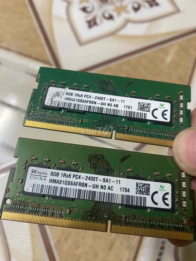 Ram Laptop 8G 16G ddr4 Bus 2400mhz hàng us zin