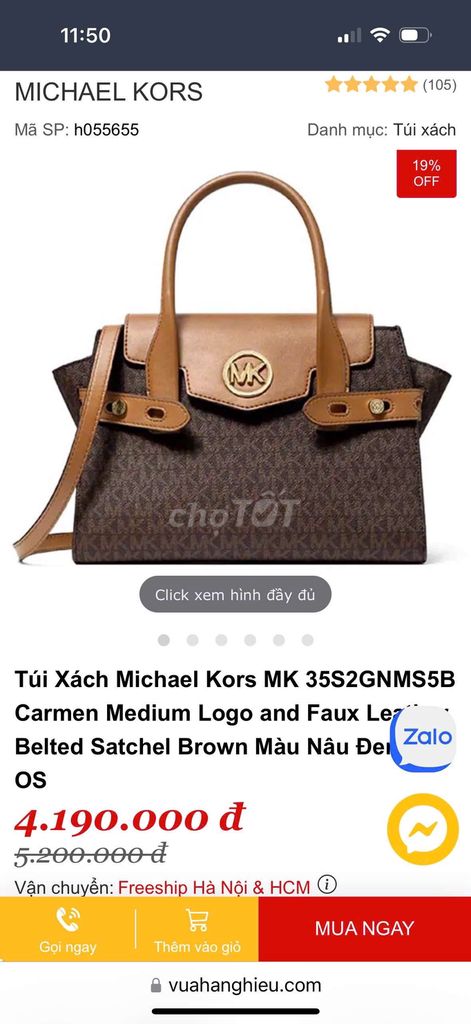 Túi Michael Kors chính hãng