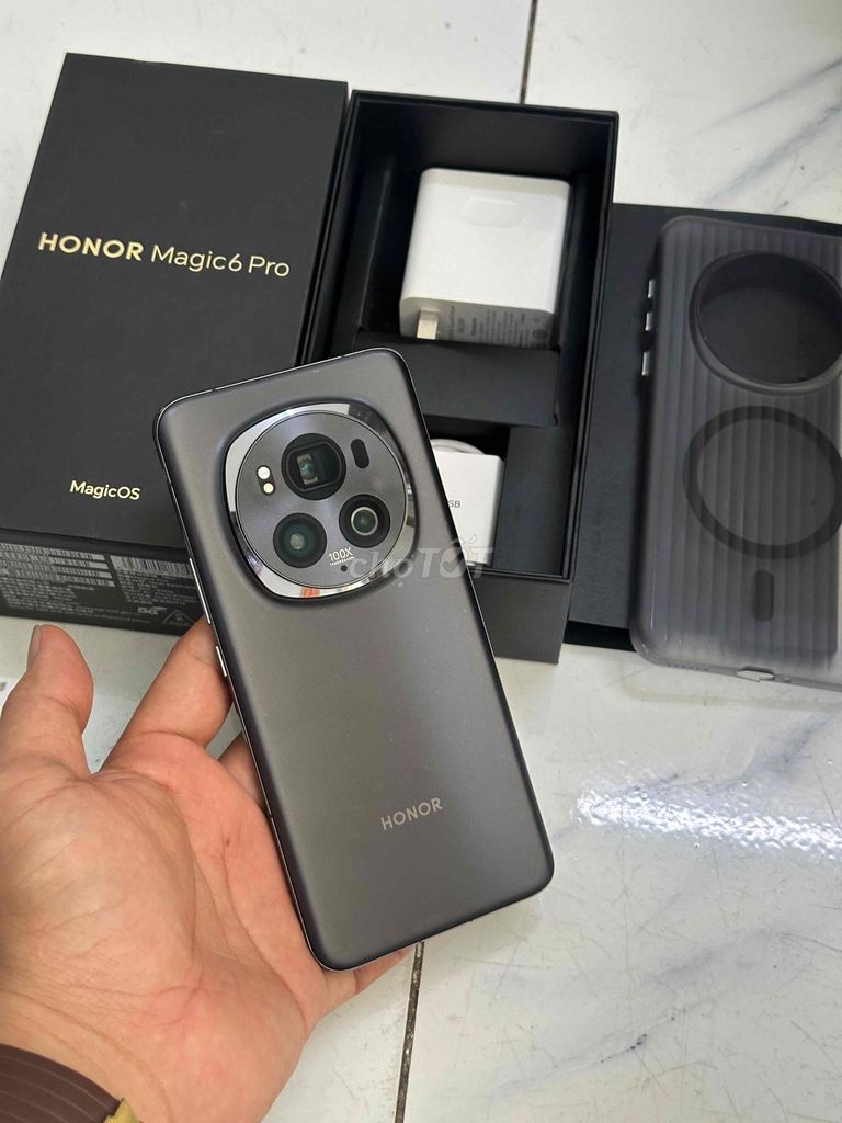 Honor Magic 6 Pro 16/512gb fulbox 98% ( noi dịa ). Mua bán Điện thoại tại Quận Bình Tân Tp Hồ Chí Minh được đăng bởi thành loc  hình 1