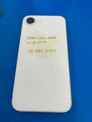 Iphone 16E 128GB zin áp pin 100% sạc 142 lần