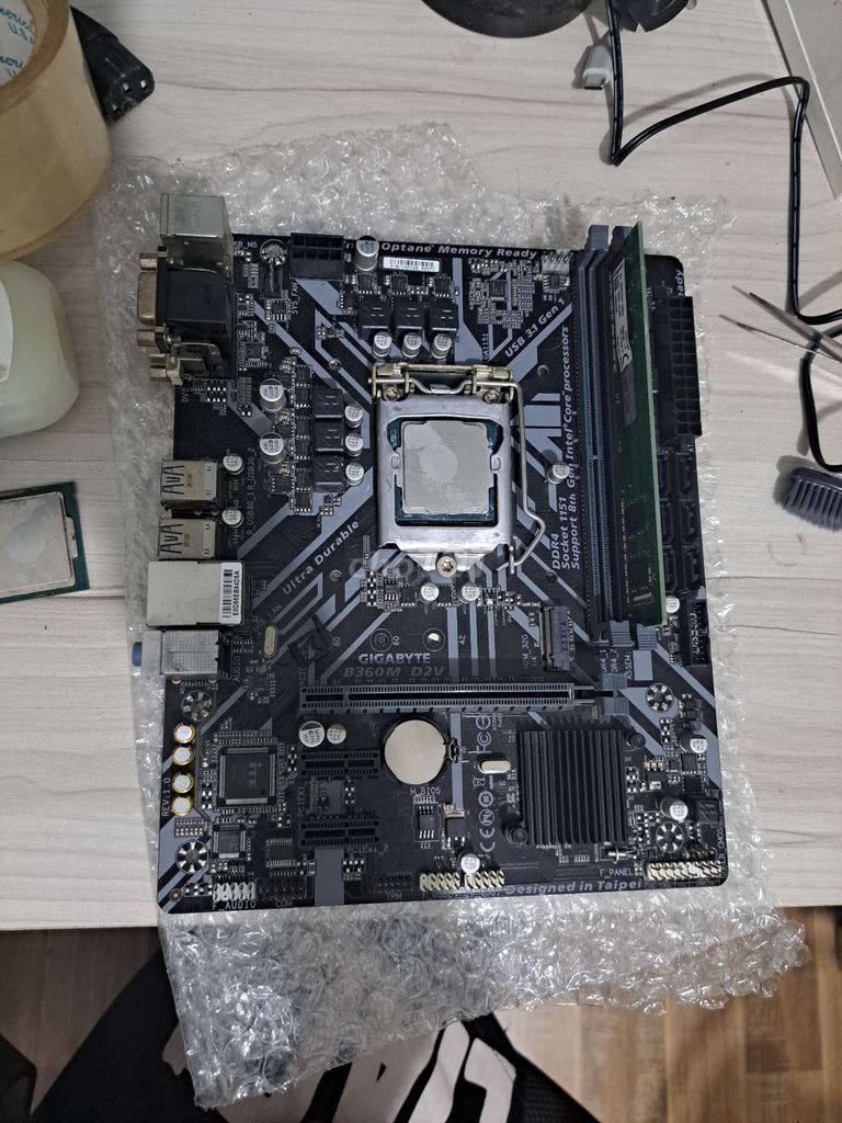 Mainboard Gigabyte B360M D2V DDR4 4GB Mới. Mua bán Linh kiện (RAM, Card...) tại Huyện Phú Riềng Bình Phước được đăng bởi Hoàng Phú hình 1