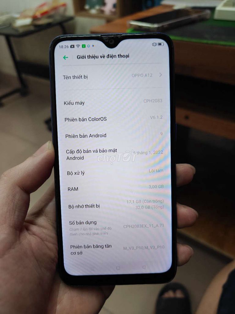 OPPO A12 32GB Xanh. Mua bán Điện thoại tại Quận Thanh Xuân Hà Nội được đăng bởi cửa hàng điện thoại giá rẻ hình 1