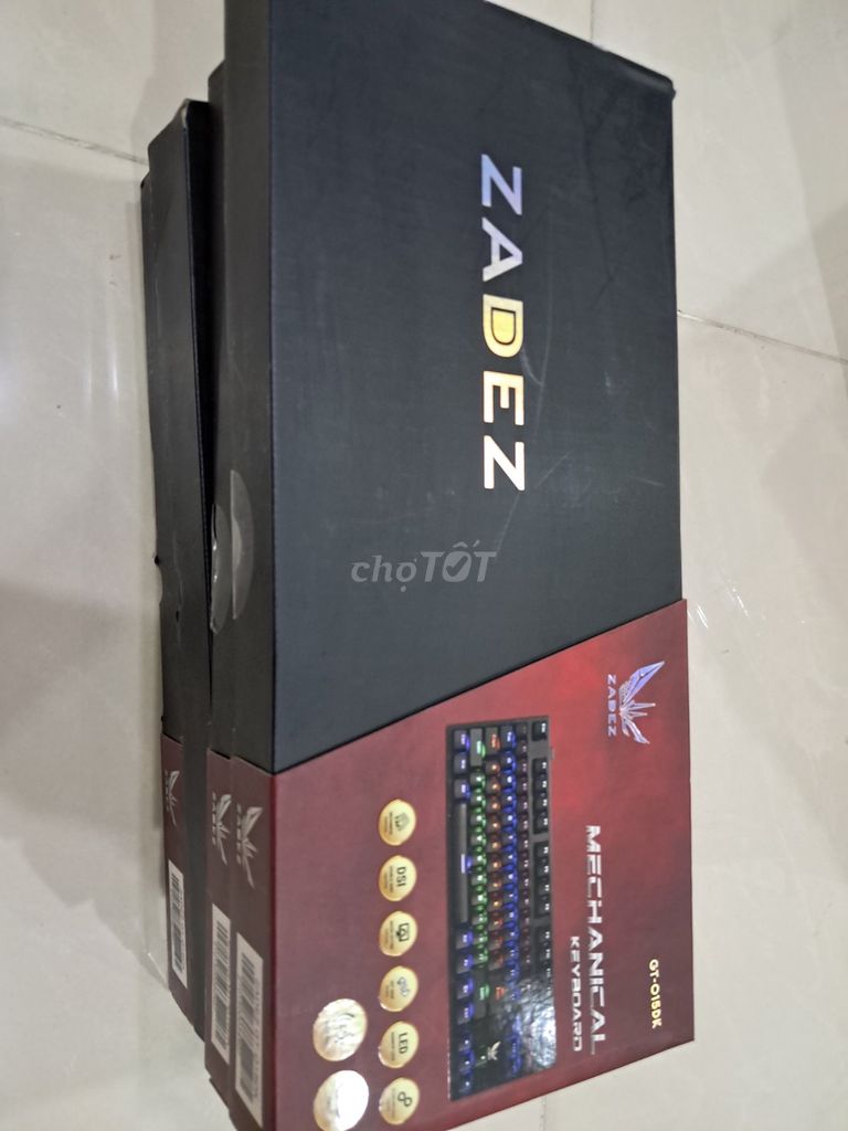 Thanh lý:Bàn phím Cơ không dây Zadez 015DK-New box. Mua bán Phụ kiện (Màn hình, Chuột...) tại Quận 7 Tp Hồ Chí Minh được đăng bởi Nam hình 1