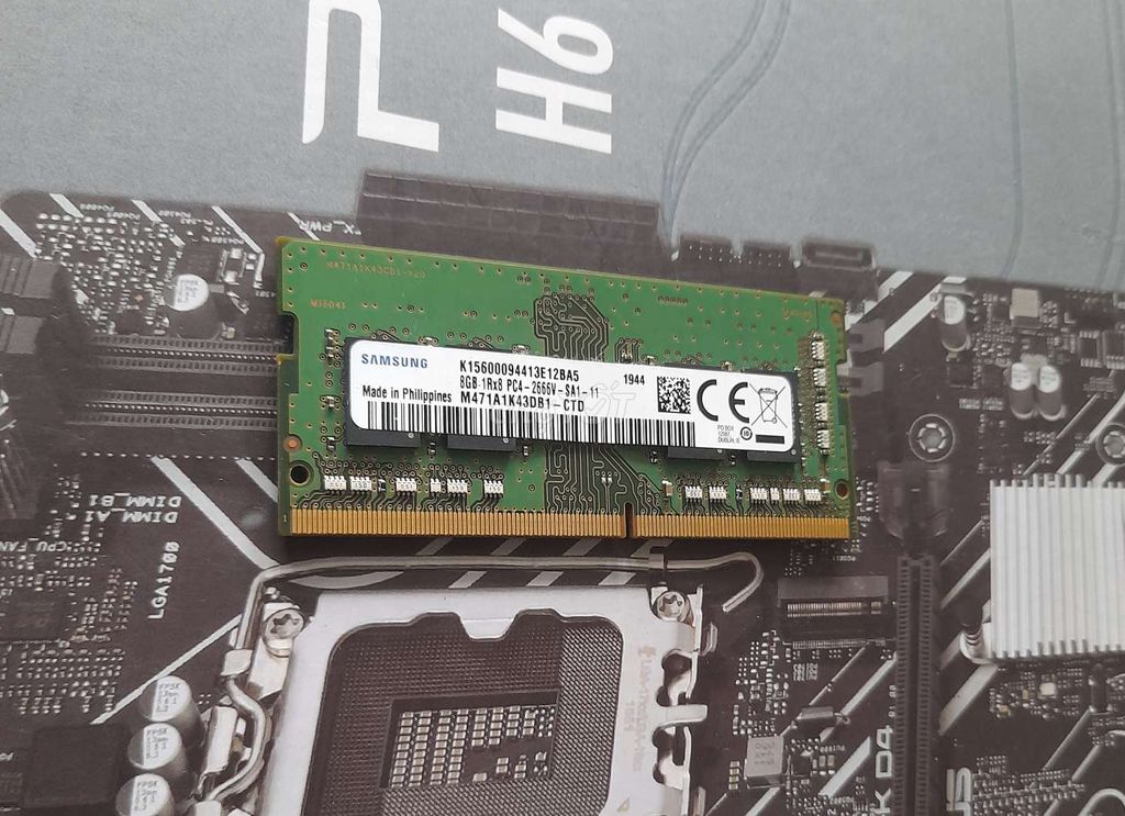 Bộ nhớ RAM Laptop Samsung DDR4 8GB 2666 zin bh 1th. Mua bán Linh kiện (RAM, Card...) tại Thành phố Thủ Dầu Một Bình Dương được đăng bởi Phú Dương  hình 1