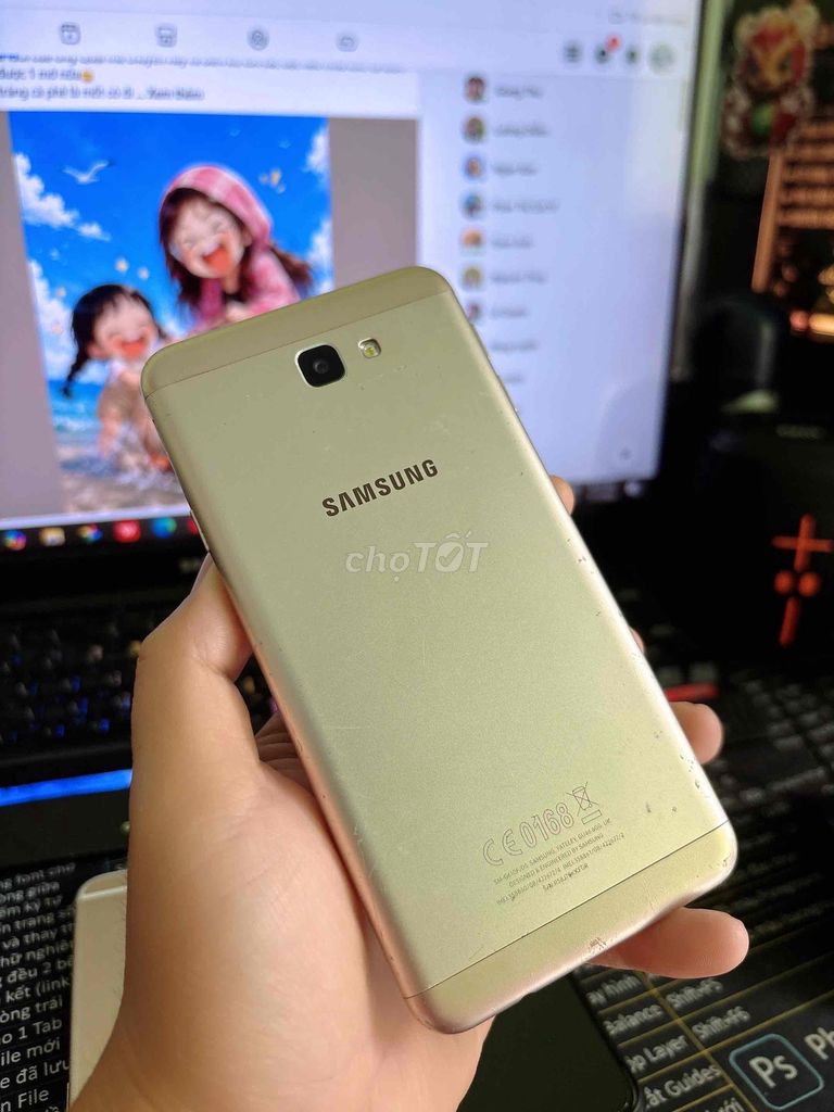 Samsung J7 Prime Vàng đồng 2 sim. Mua bán Điện thoại tại Thị xã Phú Mỹ Bà Rịa - Vũng Tàu được đăng bởi THÁI SƠN MOBILE hình 1
