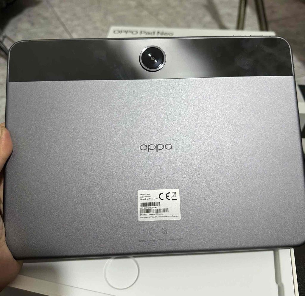 Oppo Pad Neo Xám. Mua bán Máy tính bảng tại Huyện Hóc Môn Tp Hồ Chí Minh được đăng bởi Nguyễn Huyền hình 1