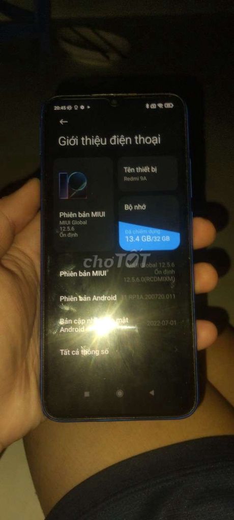 Xiaomi Redmi 9A 32GB Xanh. Mua bán Điện thoại tại Thành phố Châu Đốc An Giang được đăng bởi ông bảy  hình 1