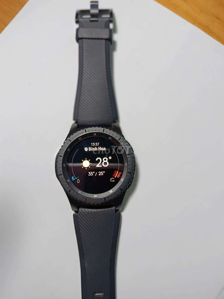 Samsung Gear S3 Frontier Đen. Mua bán Thiết bị đeo thông minh tại Thành phố Thủ Đức Tp Hồ Chí Minh được đăng bởi Nội Địa Nhật hình 1