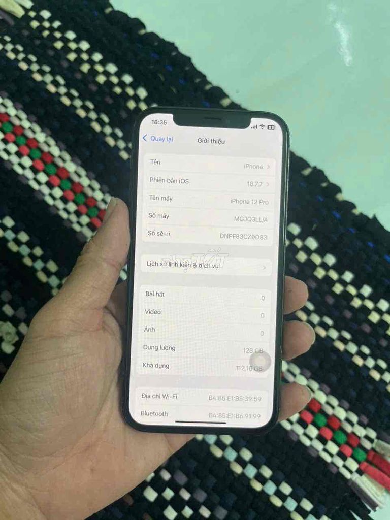 Apple iPhone 12 Pro 128GB. Mua bán Điện thoại tại Quận Tân Phú Tp Hồ Chí Minh được đăng bởi Toàn hình 1