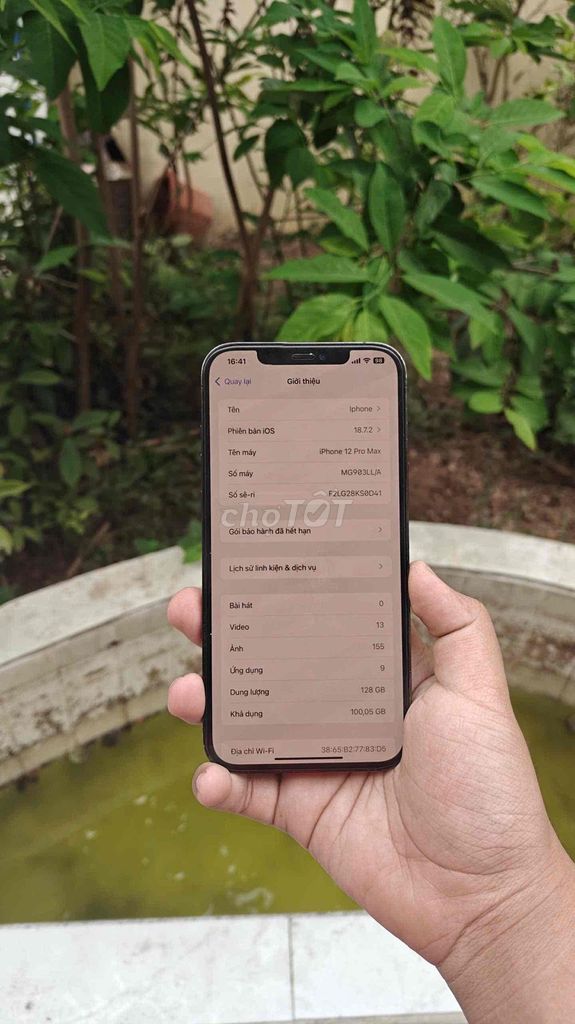 iPhone 12 Pro Max 128GB Xanh. Mua bán Điện thoại tại Quận Ngô Quyền Hải Phòng được đăng bởi Tuấn Minh hình 1