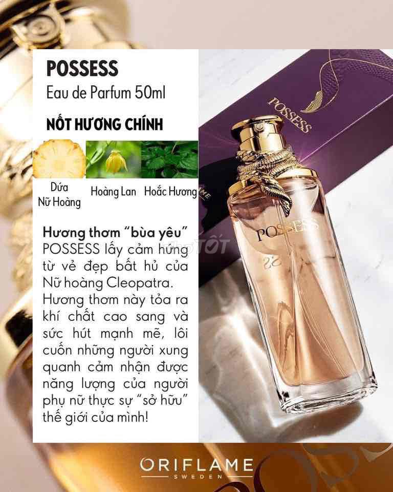 Nước hoa Oriflame Possess Nữ 50ml. Mua bán Nước hoa tại Quận 12 Tp Hồ Chí Minh được đăng bởi Mỹ Mỹ hình 1