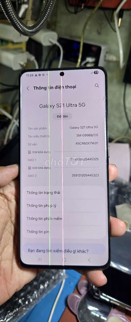 Galaxy S21 Ultra 5G 128GB Việt Nam chữa cháy. Mua bán Điện thoại tại Quận 8 Tp Hồ Chí Minh được đăng bởi Thiên Hòa mobile  hình 1