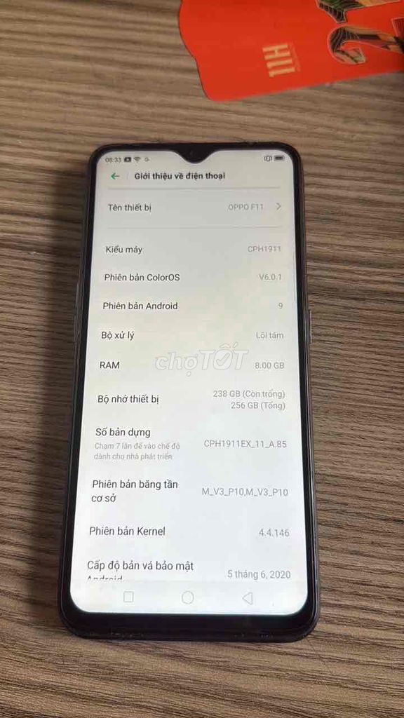 Oppo F11 256GB Đen. Mua bán Điện thoại tại Quận 12 Tp Hồ Chí Minh được đăng bởi Dinh Mai Nuong hình 1