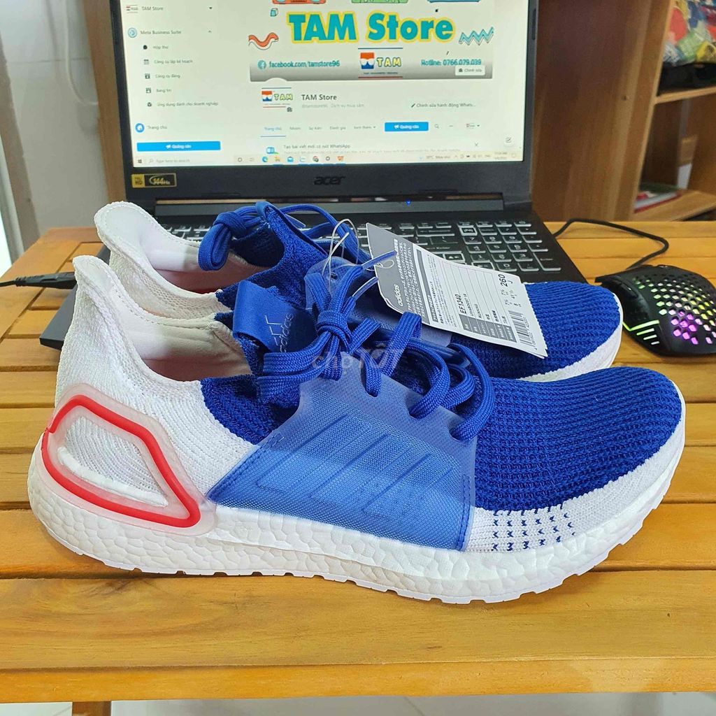 Giày thể thao Adidas Nam size 41 1/3. Mua bán Giày dép tại Huyện Châu Thành Đồng Tháp được đăng bởi TAM store hình 1
