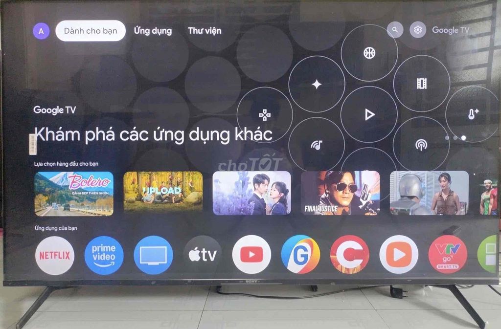Tivi Sony 55X85K 4K 55 inch Điều khiển giọng nói. Mua bán Tivi, Âm thanh tại Huyện Bình Chánh Tp Hồ Chí Minh được đăng bởi tivi cũ giá tốt hình 1