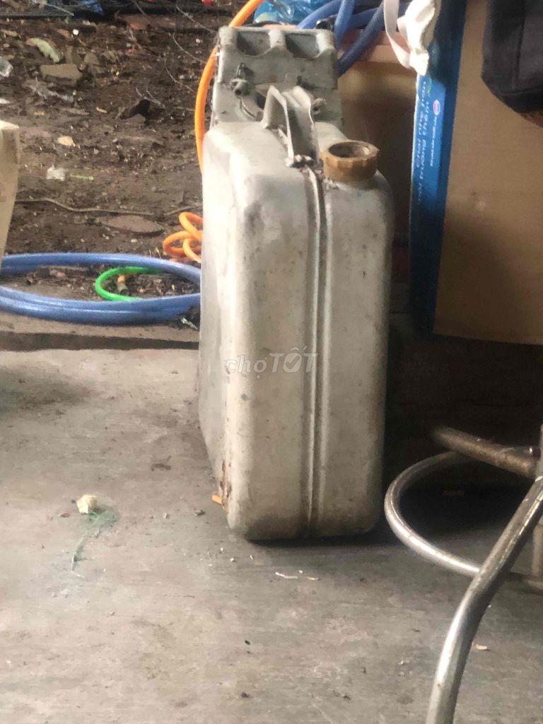 Can đựng dầu Kim loại Xám 20 lít Cổ điển