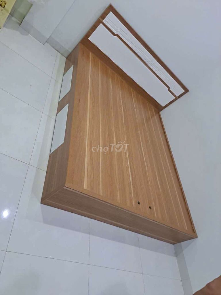 Giường ngủ Gỗ MDF Vàng 1m6x2m có hộc. Mua bán Giường, chăn ga gối nệm tại Quận 10 Tp Hồ Chí Minh được đăng bởi hà lê hình 1
