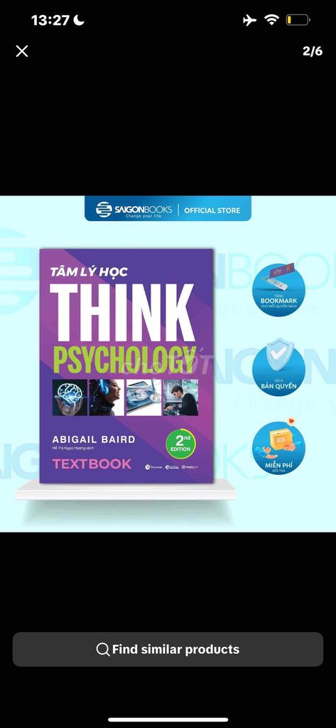 Sách giáo trình Think Psychology. Mua bán Sách tại Quận Hải Châu Đà Nẵng được đăng bởi Anh Nguyễn hình 1