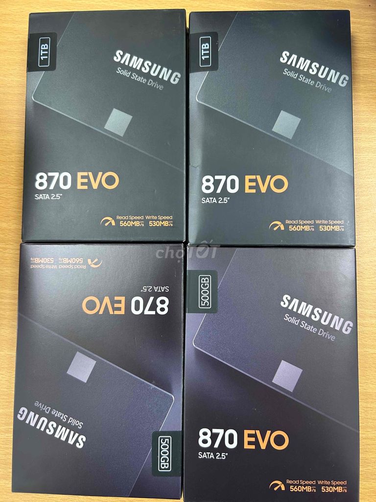Bán ổ cứng SSD samsung evo 870 1TB hàng new 100%. Mua bán Linh kiện (RAM, Card...) tại Thành phố Pleiku Gia Lai được đăng bởi Văn  hình 1