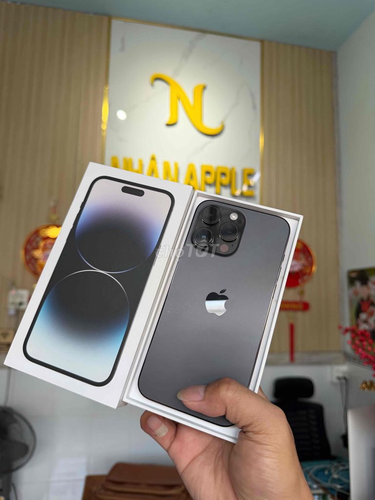 iPhone 14 Pro Max 128GB VN/a Đen 98.5% PIN 100. Mua bán Điện thoại tại Thành phố Cà Mau Cà Mau được đăng bởi NHAN APPLE hình 1