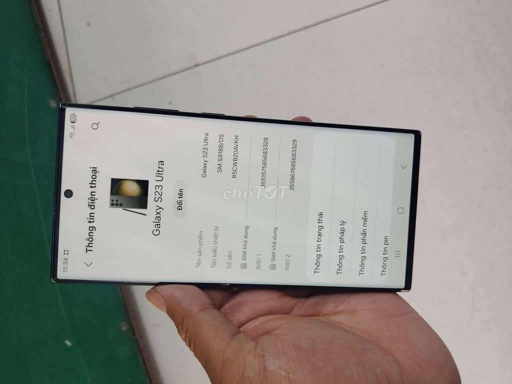 s23ultra bán hay giao lưu. Mua bán Điện thoại tại Thành phố Thuận An Bình Dương được đăng bởi trung hình 1