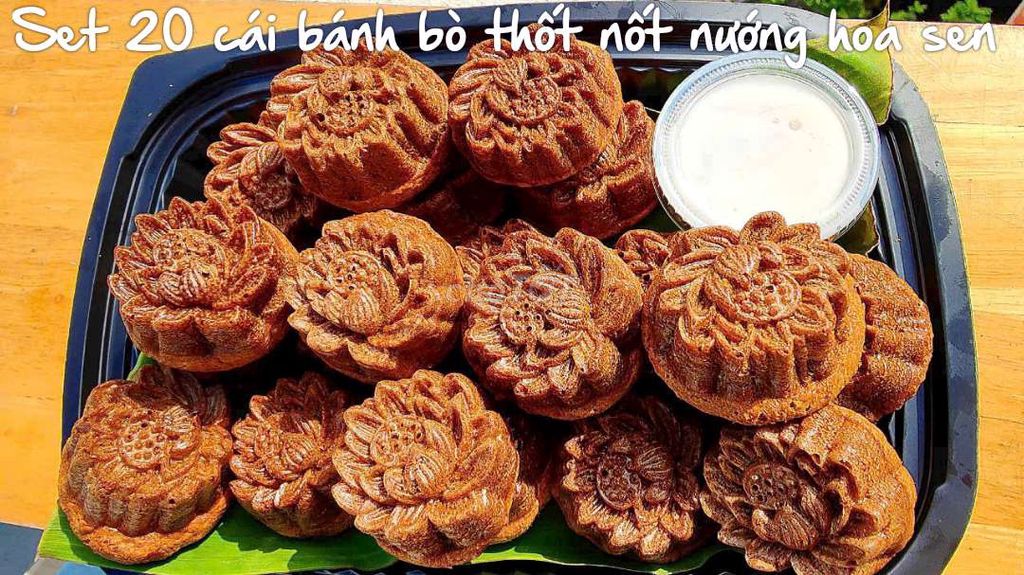 Bánh bò thốt nốt nướng hoa sen . Mua bán Đồ ăn, thực phẩm và các loại khác tại Quận 12 Tp Hồ Chí Minh được đăng bởi Thùy Thanh Nguyễn  hình 1