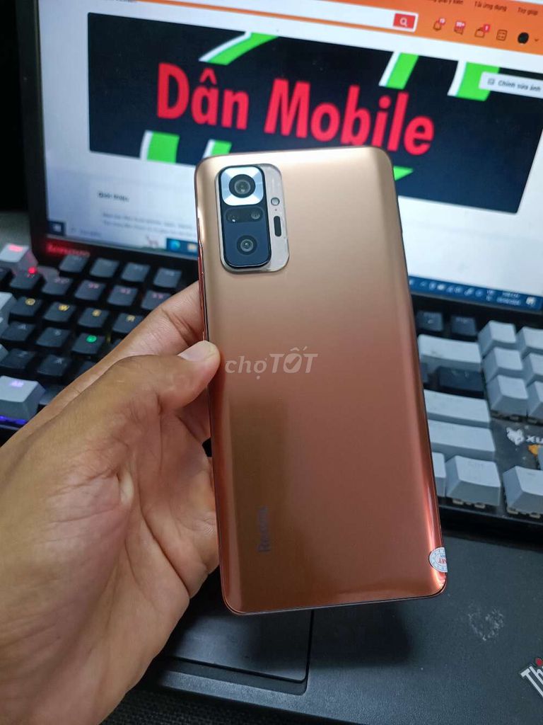 XIAOMI REDMI NOTE 10 PRO 8GB.128GB SNAP 732G MƯỢT. Mua bán Điện thoại tại Quận Bình Thạnh Tp Hồ Chí Minh được đăng bởi Dân Mobile hình 1