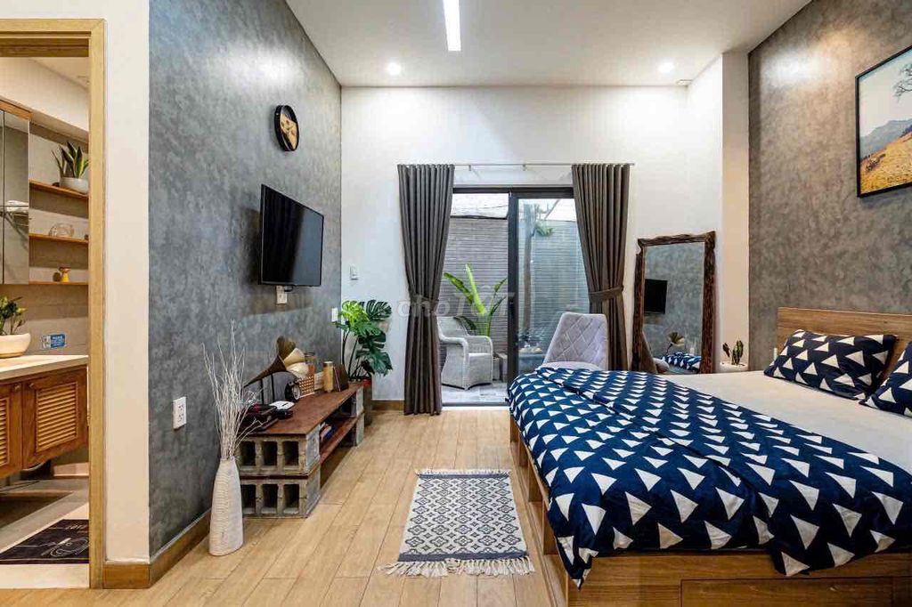 🏠 Studio Sân Vườn 40m2 - Style Châu Âu - Gần Cầu Thủ Thiêm 2💕