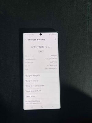 Samsung Galaxy Note 10 5G Hồng mới 99% như h.