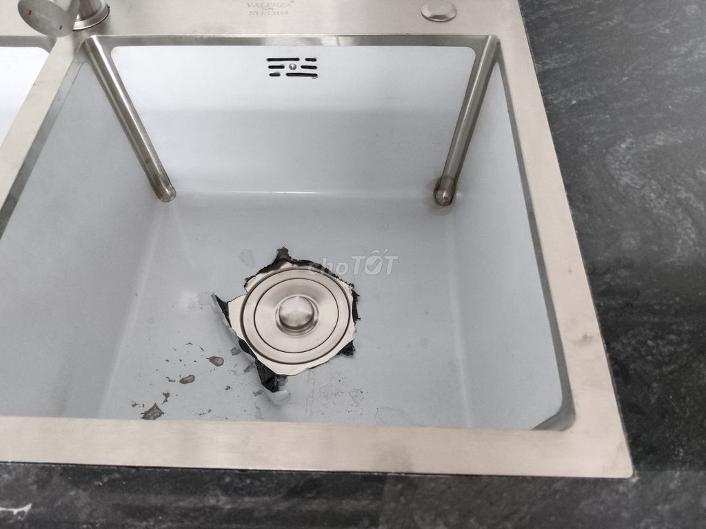 Chậu rửa chén Inox 82x45 Bạc. Mua bán Thiết bị vệ sinh, nhà tắm tại Huyện Bình Chánh Tp Hồ Chí Minh được đăng bởi Thanh hieu  hình 1