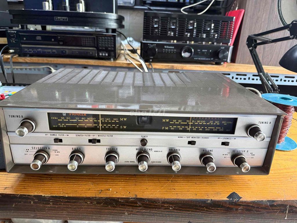 Amply đèn Pioneer SM Q300B Xám. Mua bán Tivi, Âm thanh tại Huyện Định Quán Đồng Nai được đăng bởi Manh Hùng hình 1