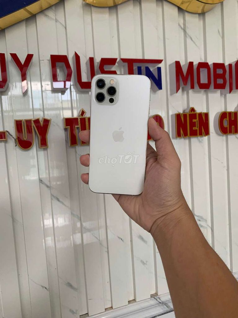 12 Pro 256GB Trắng quốc tế ,có bán góp. Mua bán Điện thoại tại Thành phố Cà Mau Cà Mau được đăng bởi Duy Dustin Mobile hình 1