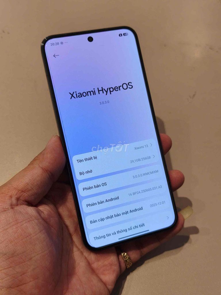 Xiaomi 13 12GB/256GB Đen. Mua bán Điện thoại tại Huyện Tri Tôn An Giang được đăng bởi TRUONG IT hình 1