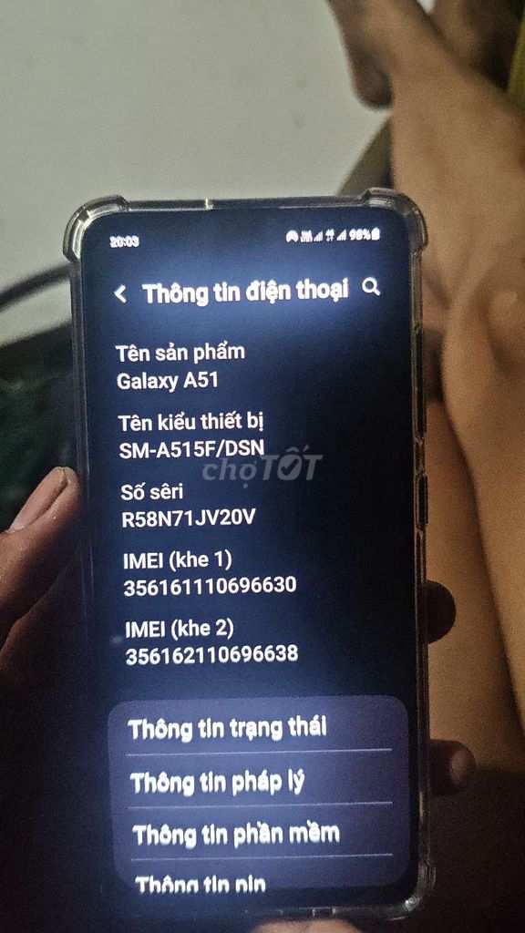 Samsung Galaxy A51 Xanh ngọc. Mua bán Điện thoại tại Huyện Giồng Trôm Bến Tre được đăng bởi Hai Ngo hình 1
