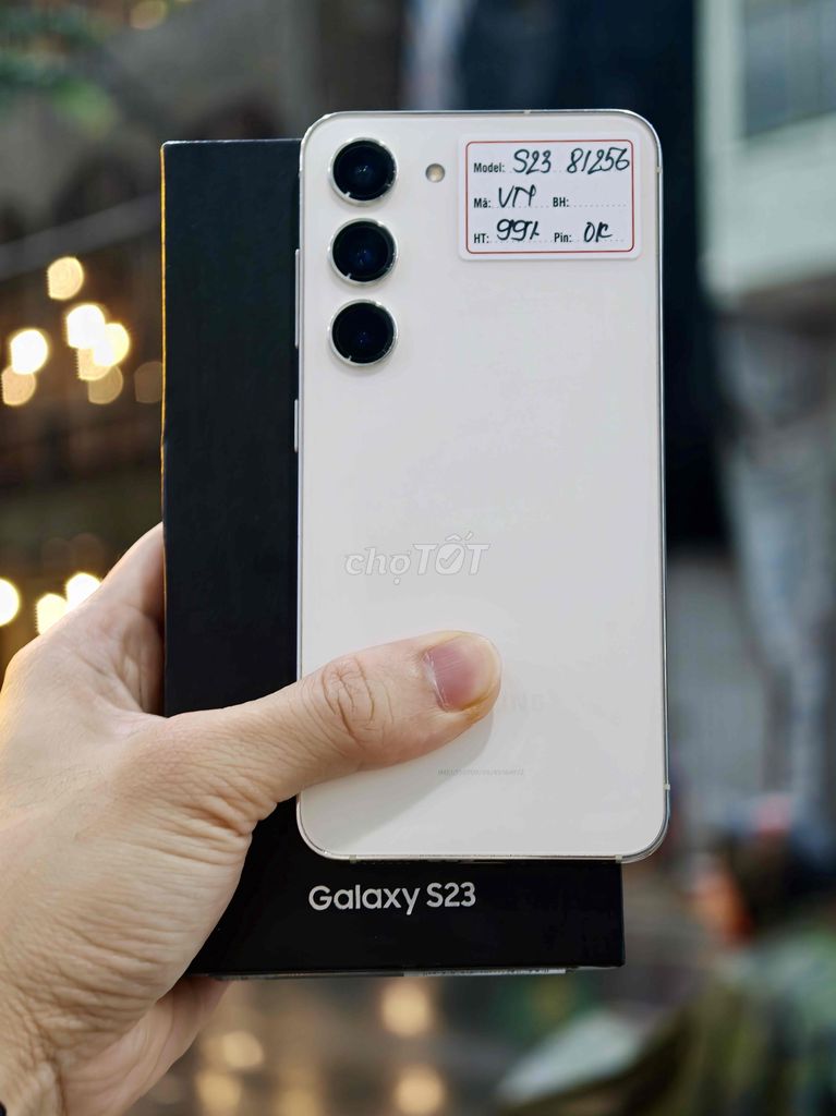 Samsung S23 256GB VN Fullbox màu Cream. Mua bán Điện thoại tại Quận Đống Đa Hà Nội được đăng bởi Lâm Bảo Tuyên hình 1