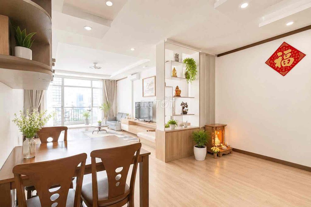 Аренда Hoàng Anh Gold House, 3 спальни, 2 санузла - полная мебель - 12 млн/месяц