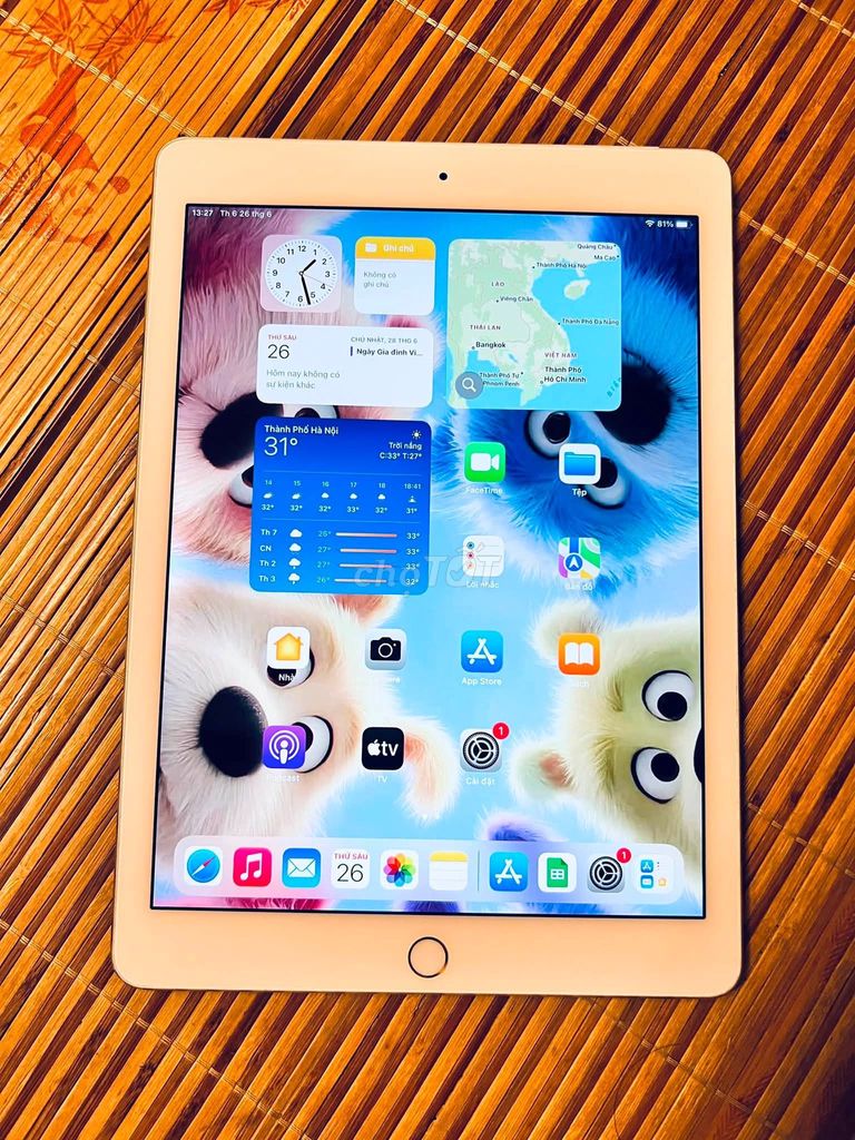 Apple iPad Air 2 Wifi + 4G 64GB Vàng. Mua bán Máy tính bảng tại Quận Thanh Xuân Hà Nội được đăng bởi Hội Đồ Điện Tử hình 1