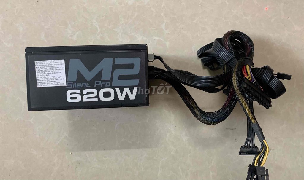 bộ nguồn coolermaster silent pro m2 620w ZIN