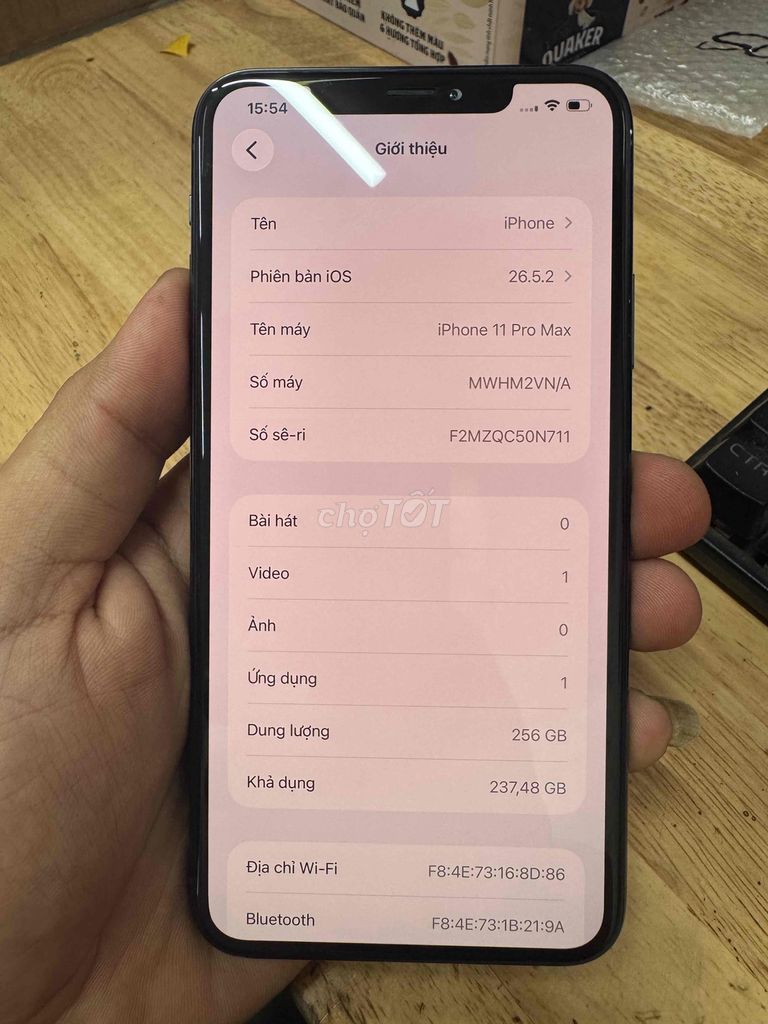 Apple iPhone 11 Pro Max 256GB Xám Việt Nam. Mua bán Điện thoại tại Huyện Trảng Bom Đồng Nai được đăng bởi Đạt nguyễn hình 1