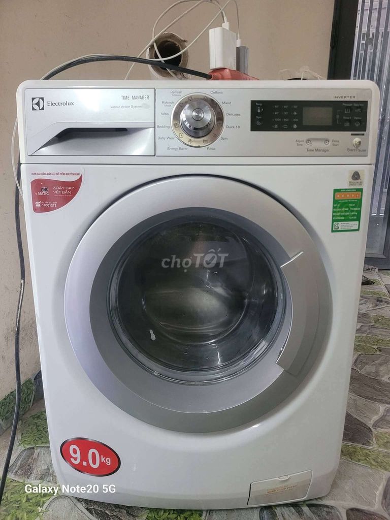 Máy giặt Electrolux 9.0kg cửa trước Inverter Trắng. Mua bán Máy giặt tại Quận Hà Đông Hà Nội được đăng bởi tuấn anh hình 1