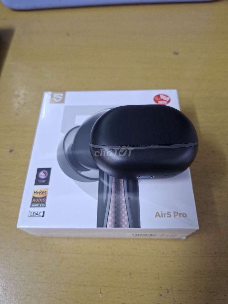 Tai nghe Soundpeats Air5 Pro Đen. Mua bán Tivi, Âm thanh tại Thành phố Mỹ Tho Tiền Giang được đăng bởi Nguyên Binh hình 1