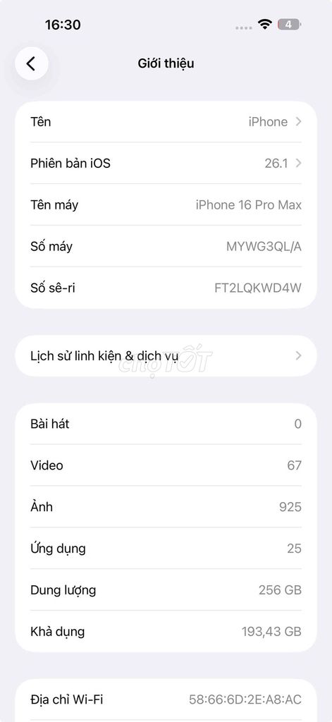 iPhone 16 Pro Max 256GB Đen. Mua bán Điện thoại tại Huyện Bình Chánh Tp Hồ Chí Minh được đăng bởi Trần Tỷ hình 1