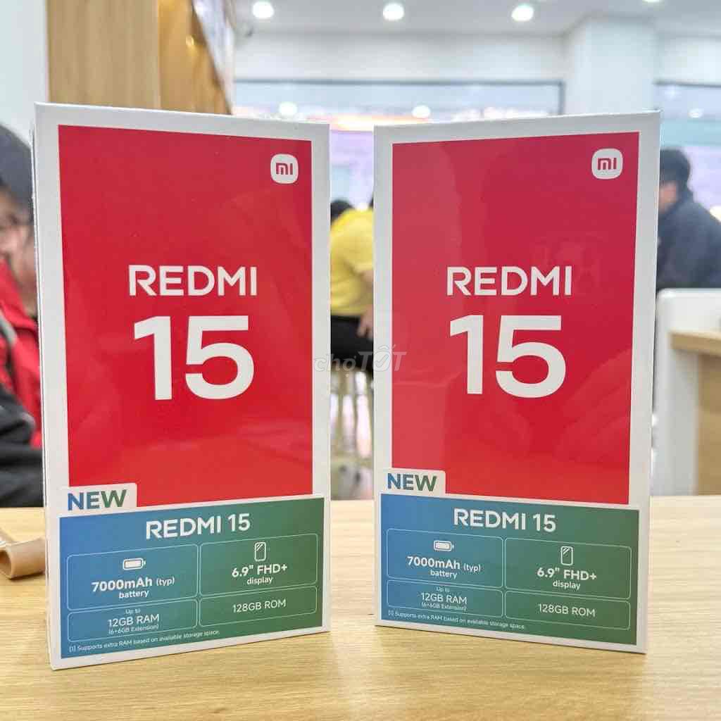 Xiaomi Redmi 15 128GB. Mua bán Điện thoại tại Huyện Long Thành Đồng Nai được đăng bởi Anh Dương hình 1