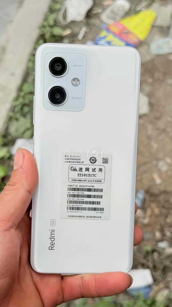 Xiaomi Redmi Note 12 5G 128GB Trắng. Mua bán Điện thoại tại Thị xã Mỹ Hào Hưng Yên được đăng bởi Trần Phúc hình 1