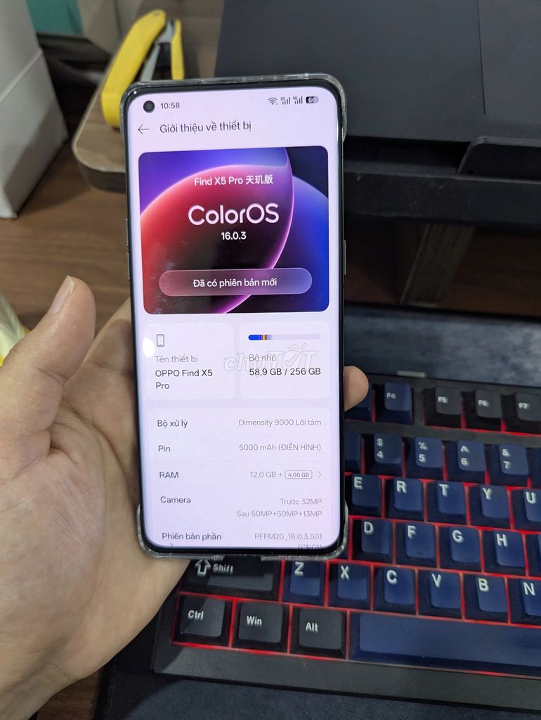 OPPO Find X5 Pro Đen 256GB. Mua bán Điện thoại tại Thành phố Bắc Giang Bắc Giang được đăng bởi Nguyễn Văn Ngọc hình 1