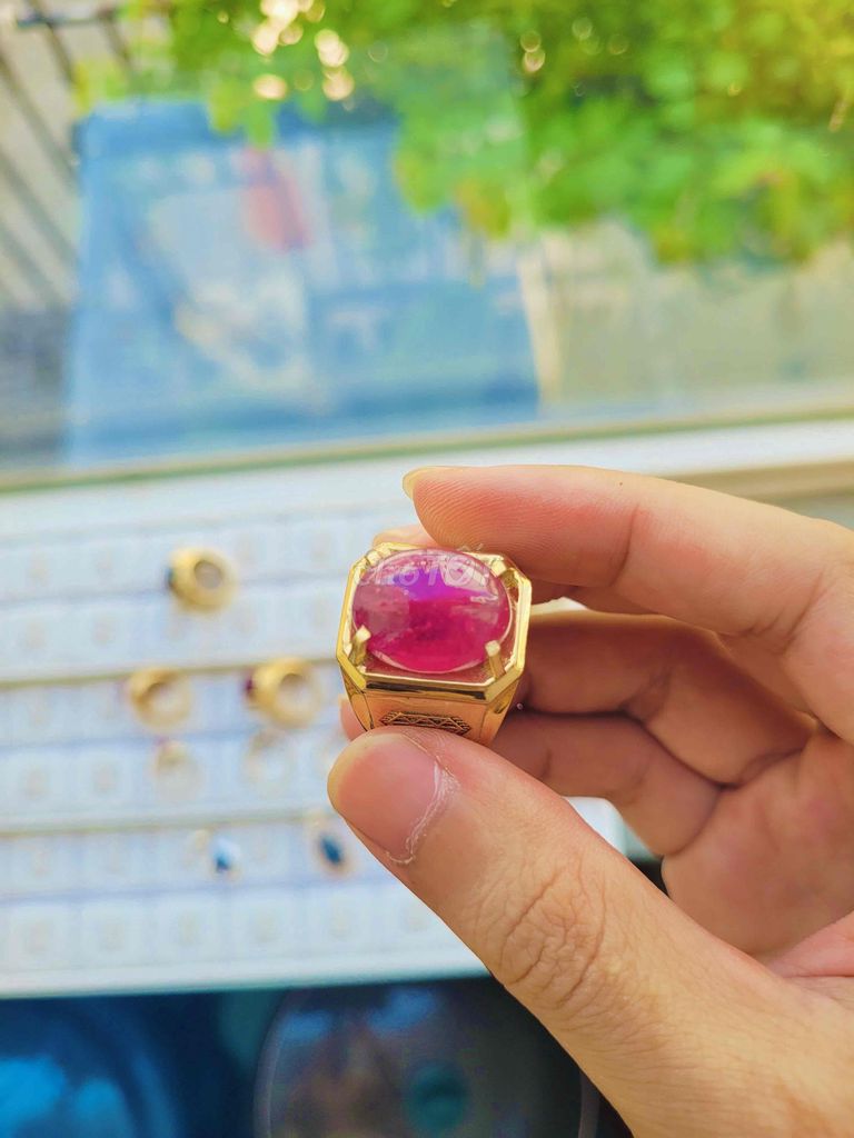 Nhẫn nam, đá chủ Ruby, Sapphire Tự nhiên. Mua bán Phụ kiện thời trang khác tại Thành phố Nha Trang Khánh Hòa được đăng bởi Rio Natural Gemstone Jewelry hình 1