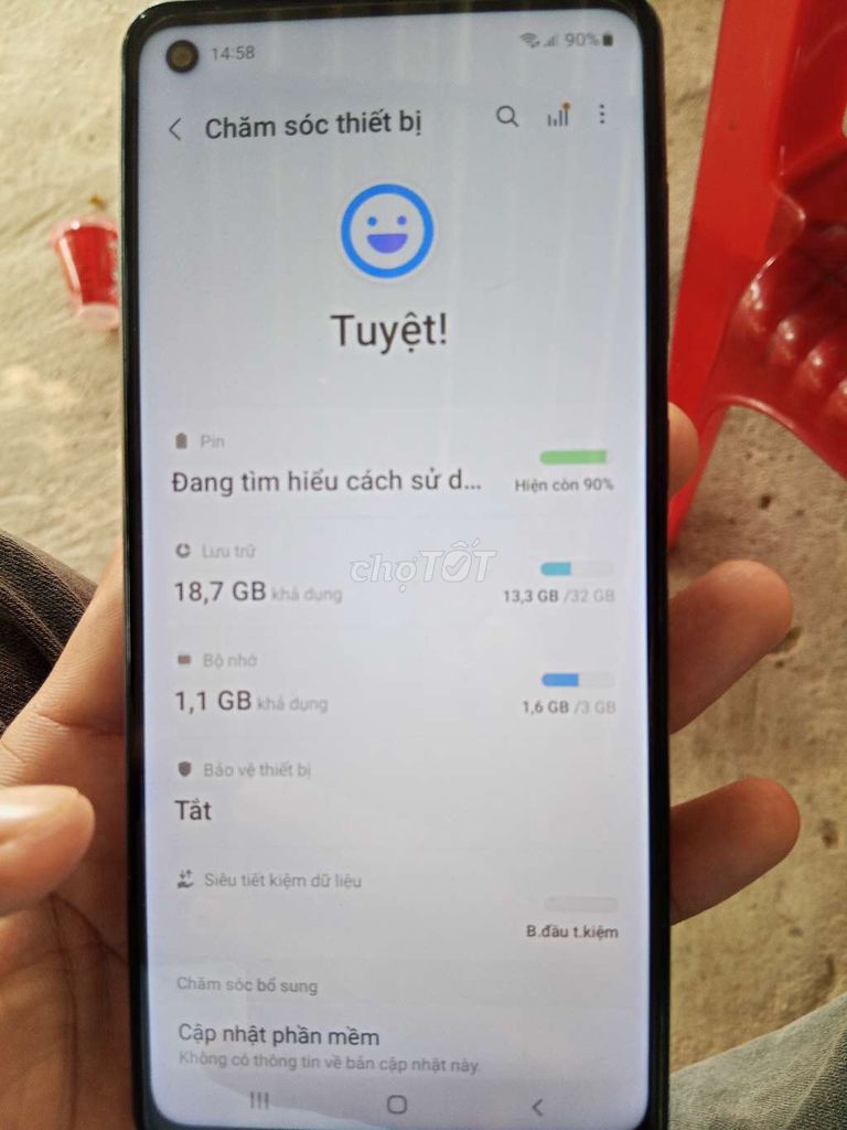 Samsung A21s 32GB Xanh. Mua bán Điện thoại tại Huyện Lấp Vò Đồng Tháp được đăng bởi Nguyễn Hoàng Anh hình 1